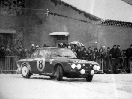 Harry Kallstrom i Gunnar Haggbom – Lancia Fulvia 1,6 HF.