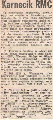 41.Rajd Monte Carlo (MC). 1 eliminacja.  21-29.01.1972r.