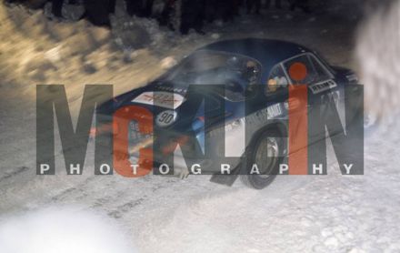 Jacques Henry i Gerard di Nicola na samochodzie Alpine Renault A 110 / 1600S.