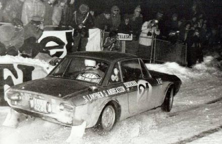 Simo Lampinen i John Davenport – Lancia Fulvia 1,6 HF.