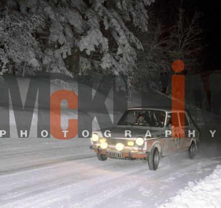 Bernard Fiorentino i Maurice Gelin na samochodzie Simca 1100 S.