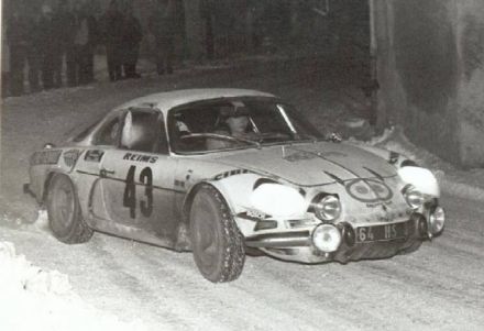 Christine Dacremont i Corrine Koppenhague – Alpine Renault A 110.