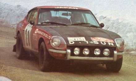 Tony Fall i Mike Wood – Datsun 240 Z.