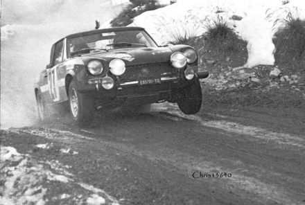 Raffaele Pinto i Helmut Eisendle – Fiat 124 Spider.