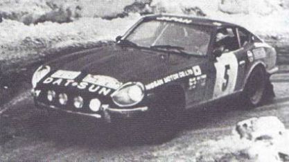 Rauno Aaltonen i Jean Todt – Datsun 240 Z.