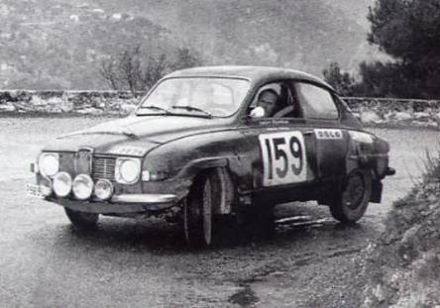 Anders Sigurdson i Ingvar Strom – Saab 96.