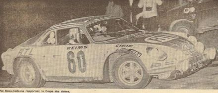 Patt Moss Carlsson i Liz Crellin – Alpine Renault A 110.