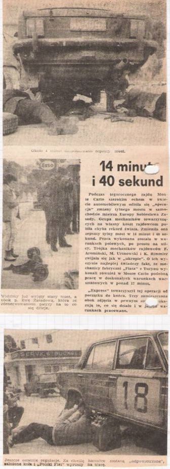 41.Rajd Monte Carlo (MC). 1 eliminacja.  21-29.01.1972r.