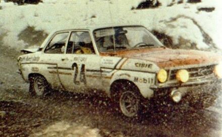 Henri Greder i Christian Delferier – Opel Ascona.