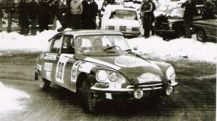 Francisco Romaozinho i Heitor Morais na samochodzie Citroen DS 21.