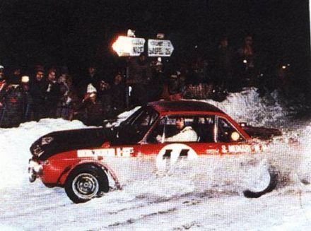Sandro Munari i Mario Mannucci na samochodzie Lancia Fulvia 1.6 HF.