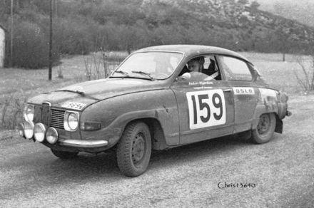 Anders Sigurdson i Ingvar Strom – Saab 96.