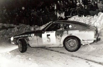 Rauno Aaltonen i Jean Todt – Datsun 240 Z.