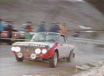 Simo Lampinen i John Davenport – Lancia Fulvia 1,6 HF.