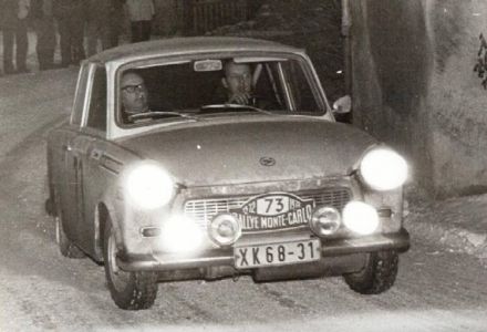 Helmut Piehler i Lothar Sachse – Trabant 601.