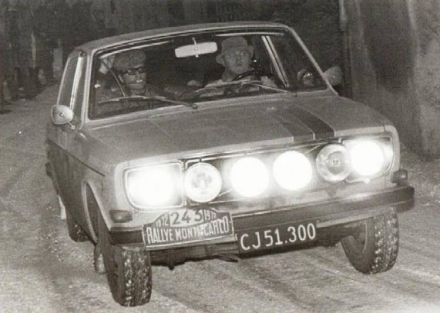 Paul Olsen i Arne Hojgaard – Volvo 122.
