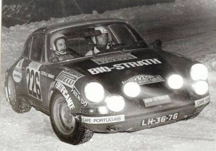 Americo da Silva Nunes i „Fernando Fonseca“ na samochodzie Porsche 911 S.