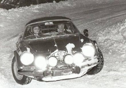 Enzo Maria Bologna i Donata Bologna – Alpine Renault A 110.