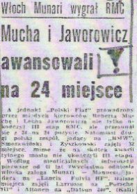41.Rajd Monte Carlo (MC). 1 eliminacja.  21-29.01.1972r.