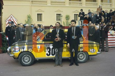 Claude Laurent i Jacques Marche na samochodzie Daf 55.