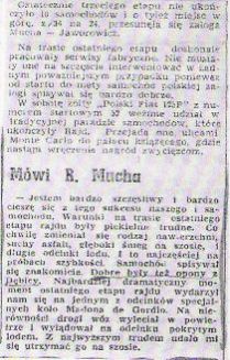 41.Rajd Monte Carlo (MC). 1 eliminacja.  21-29.01.1972r.