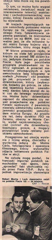41.Rajd Monte Carlo (MC). 1 eliminacja.  21-29.01.1972r.