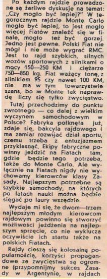 41.Rajd Monte Carlo (MC). 1 eliminacja.  21-29.01.1972r.