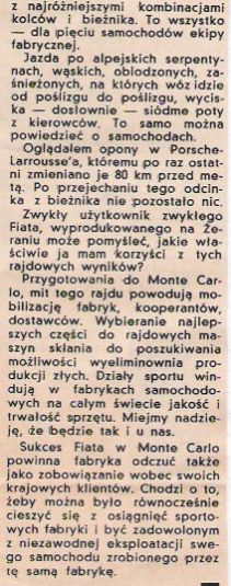 41.Rajd Monte Carlo (MC). 1 eliminacja.  21-29.01.1972r.