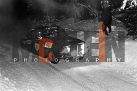 Stig Blomqvist i Arne Hertz na samochodzie Saab 96 V4.