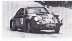 Björn Waldegaard i Lars Helmer na samochodzie Porsche 911S.