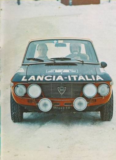 Harry Källström i Gunnar Häggbom - Lancia Fulvia HF.