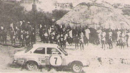 Hannu Mikkola i Gunar Palm na samochodzie Ford Escort RS 1600.