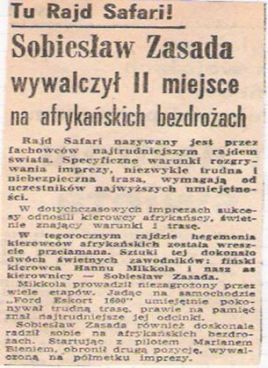 20 Rajd Safari (EAK). 3 eliminacja. 30.03.-3.04.1972r.
