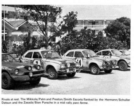 20 Rajd Safari (EAK). 3 eliminacja. 30.03.-3.04.1972r.