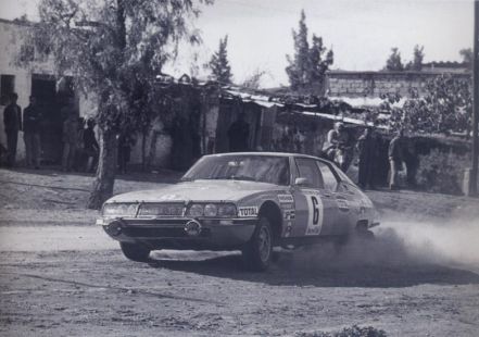 Rauno Aaltonen i Henry Liddon – Citroen SM.