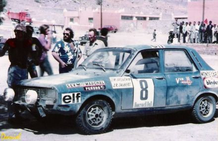 Renault 12 Gordini załogi J.M.Jacquemin i J.R.Jaubert.