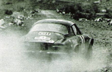 Ove Andersson i Arne Hertz na samochodzie Alpine Renault A 110 / 1600.