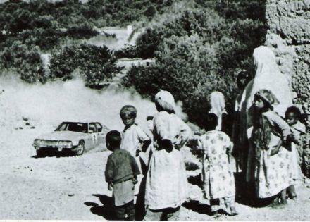 Rauno Aaltonen i Henry Liddon na samochodzie Citroen SM.