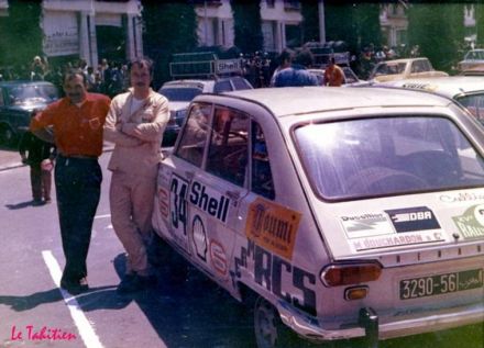 „Dupre” i „Le Tahitien” na samochodzie Renault 16 TS.