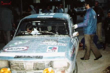 J.M.Jacquemin i J.R.Jaubert na samochodzie Renault 12 Gordini.J.M.Jacquemin i J.R.Jaubert na samochodzie Renault 12 Gordini.