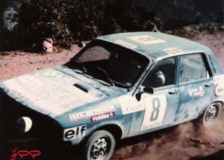 J.M.Jacquemin i J.R.Jaubert na samochodzie Renault 12 Gordini.