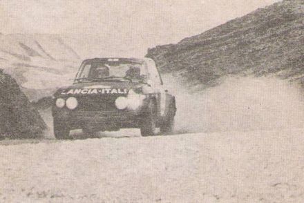 Simo Lampinen i Sölve Andreasson na samochodzie Lancia Fulvia 1600 HF.