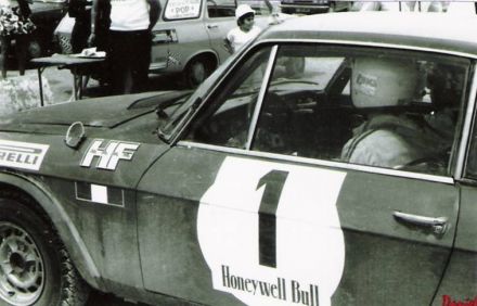 Simo Lampinen i Sölve Andreasson na samochodzie Lancia Fulvia 1600 HF.