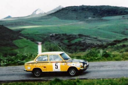 Claude Laurent i Y.Dyon na samochodzie Daf 55 Marathon.
