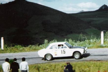 R.Skeels i D.Kirkham na samochodzie Ford Escort RS 1600.