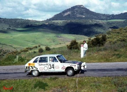 Dupre i „Le Tahitien” na samochodzie Renault 16 TS.