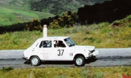 J.C.Simone i Korchia na samochodzie Simca 1100.