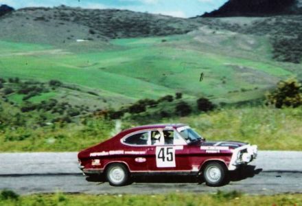 J.Birot i H.Reynaud na samochodzie Opel Kadett.