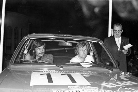 Gunnar Blomqvist i Gerhard Kalnay – Opel Ascona.