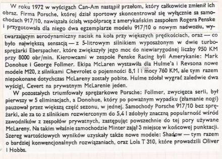 Podsumowanie sezonu – 1972r.